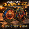 🏀 Basketball Legacy Collector Coin – Fireball & Slam Dunk Edition🏀