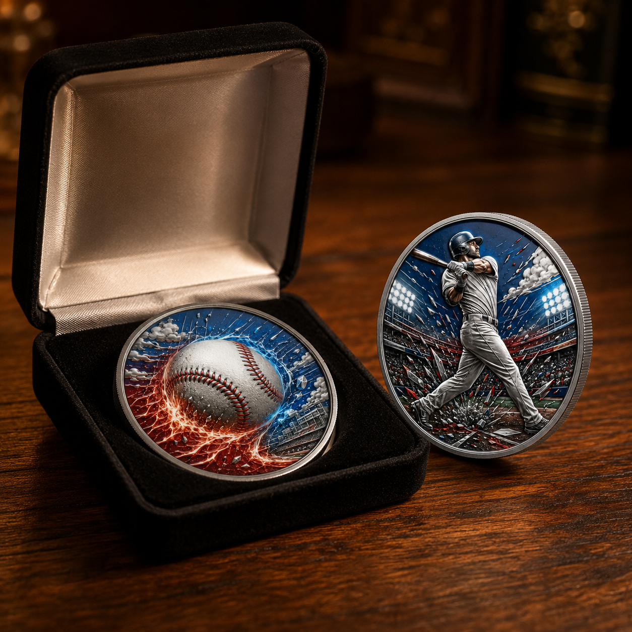 🔥 Limited Edition Baseball Collector Coin – Celebrate Every Swing, Hit & Home Run⚾