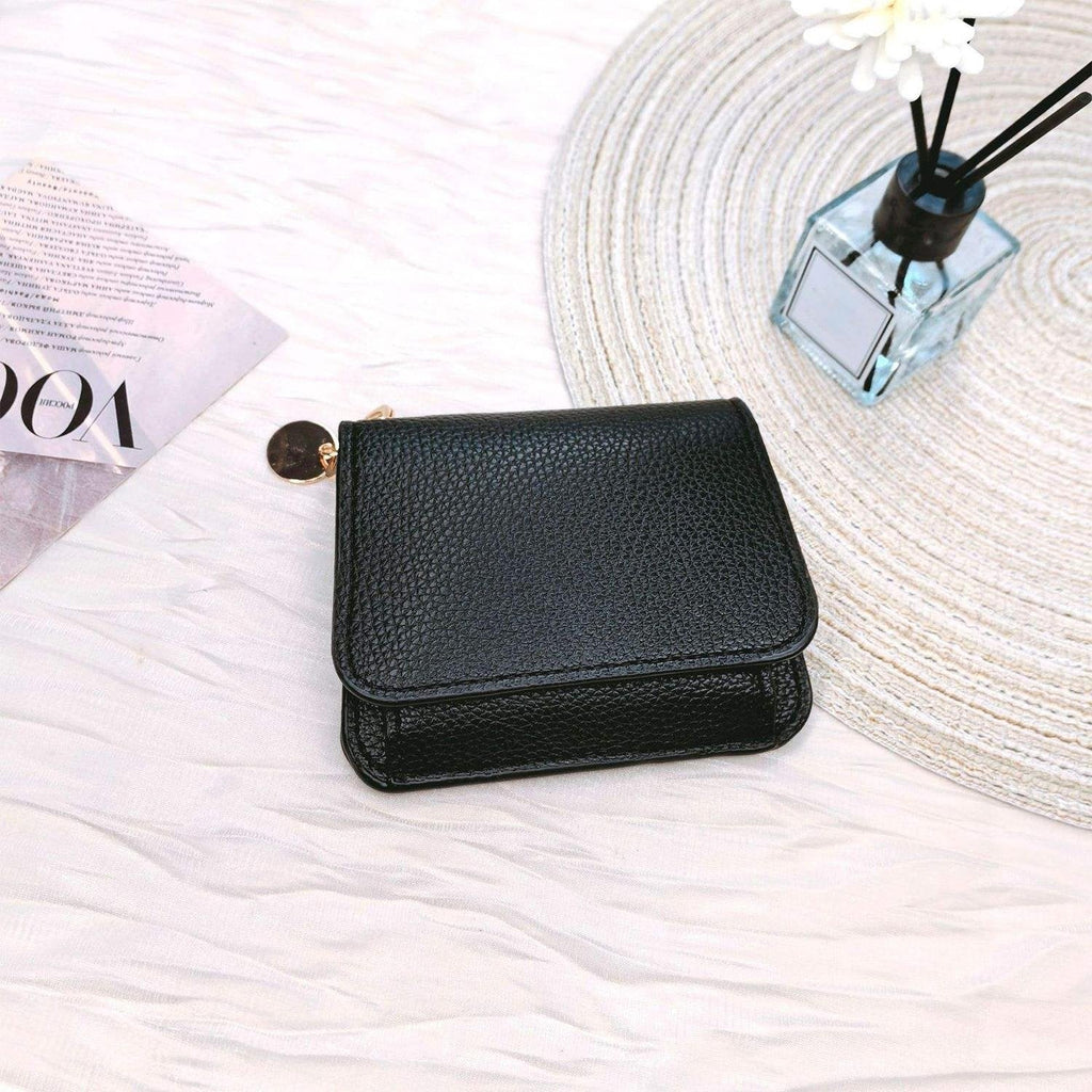 💖Hot 50% OFF🌹RFID Short Wallets for Women – Fashionable Card Holder with Key Ring & Coin Purse
