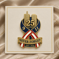 🕯️9/11 Never Forget 25th Anniversary Commemorative Lapel Pin