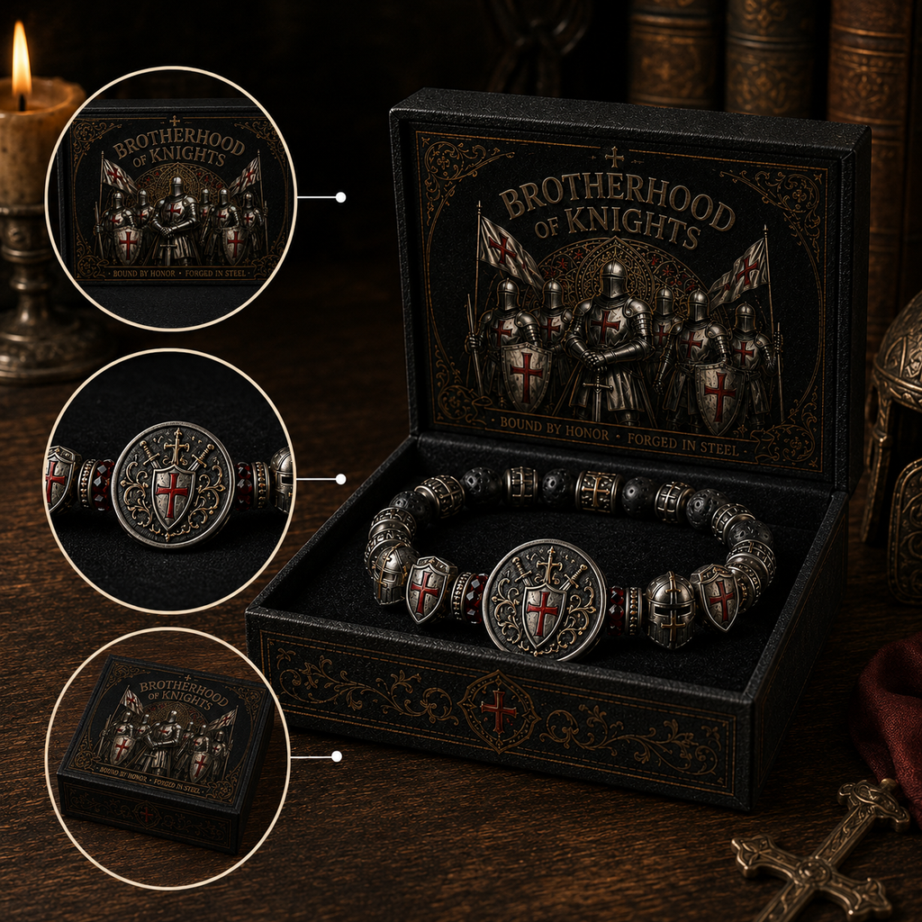 ⚔️ Brotherhood Of Knights Honor Faith Bracelet