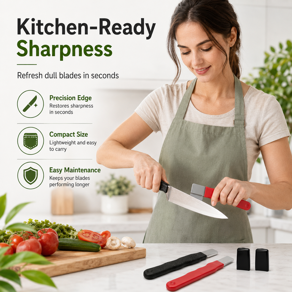 🔪 3-in-1 Knife Sharpener – Restore Blades Fast