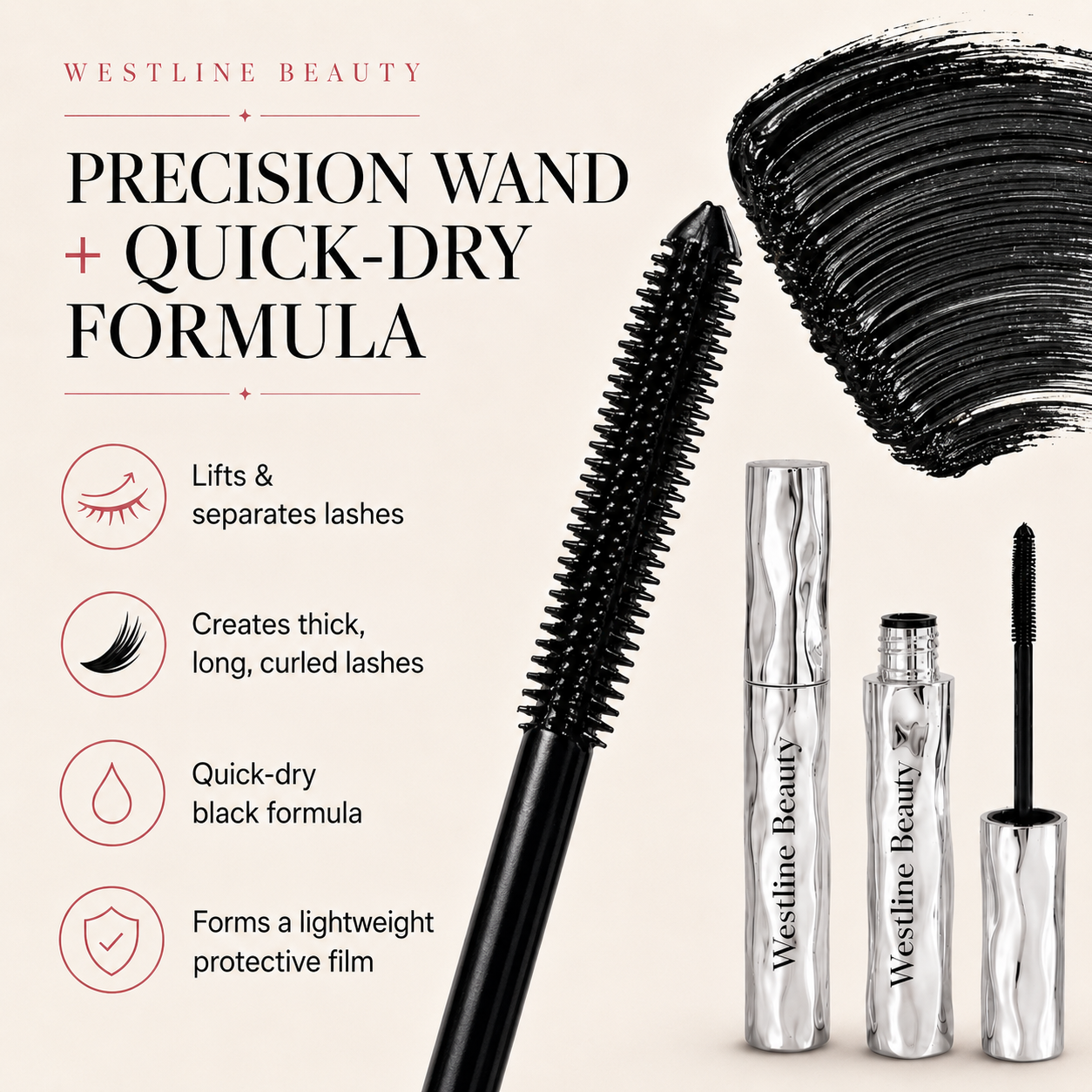 Waterproof Curling & Lengthening Mascara