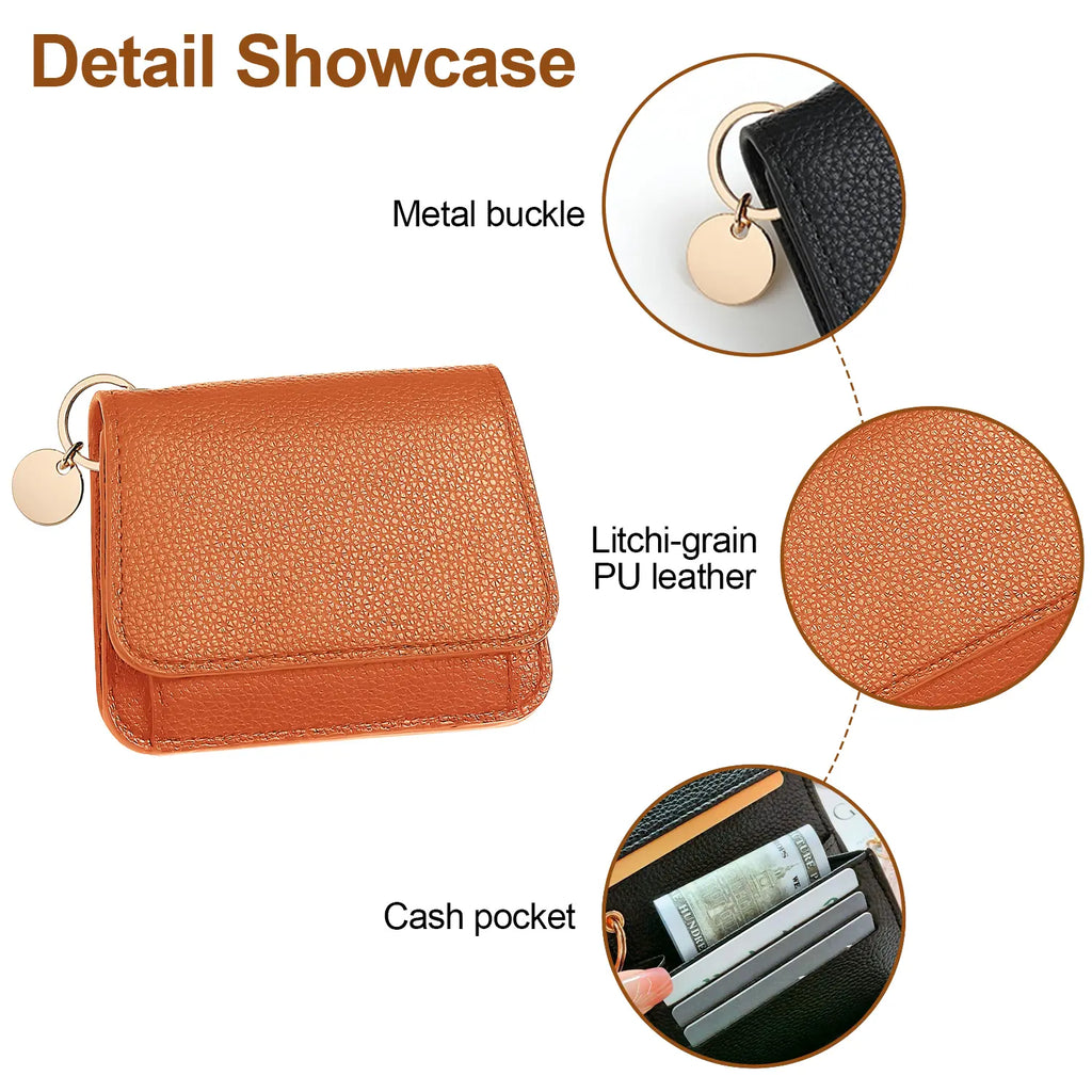 Luna Mini Wallet | Elegant Slim Card Holder With Coin Pocket