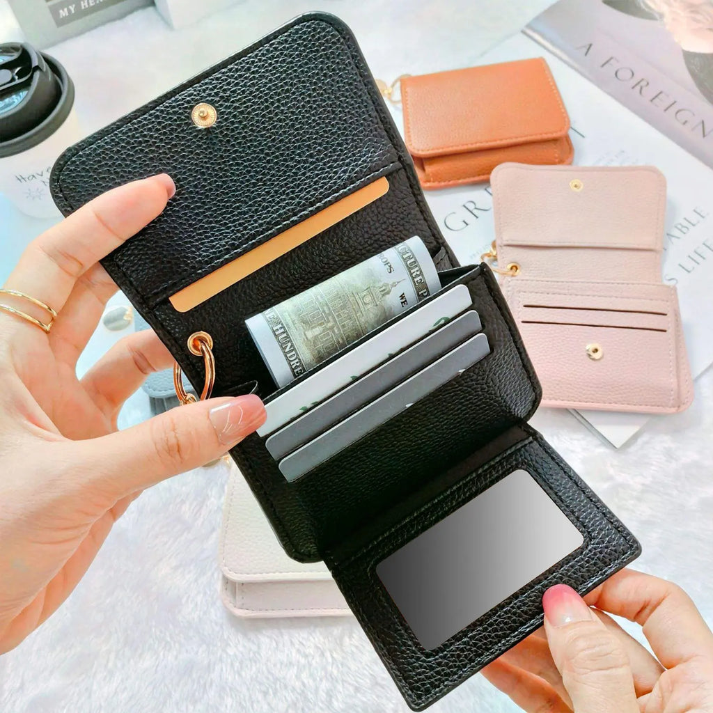 Luna Mini Wallet | Elegant Slim Card Holder With Coin Pocket