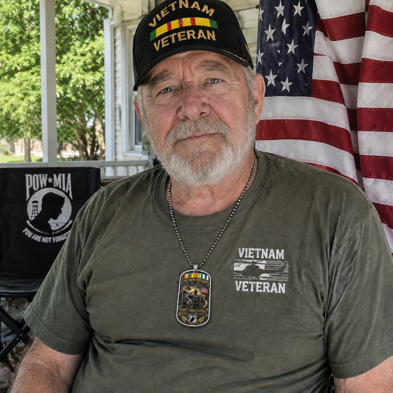 Last Day Promo: 49% OFF 🎖️Vietnam Veteran All Gave Some Some Gave All Tribute Dog Tag Necklace