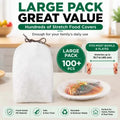 🔥100PCS Disposable Stretch Food Covers for Bowls & Plates