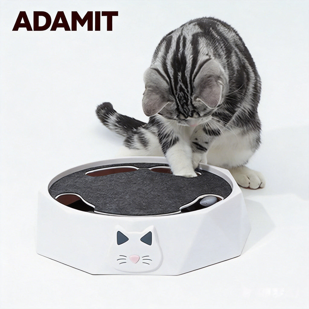 🔥Interactive Cat Turntable Toy – Keep Your Cat Happy & Active While You're Away